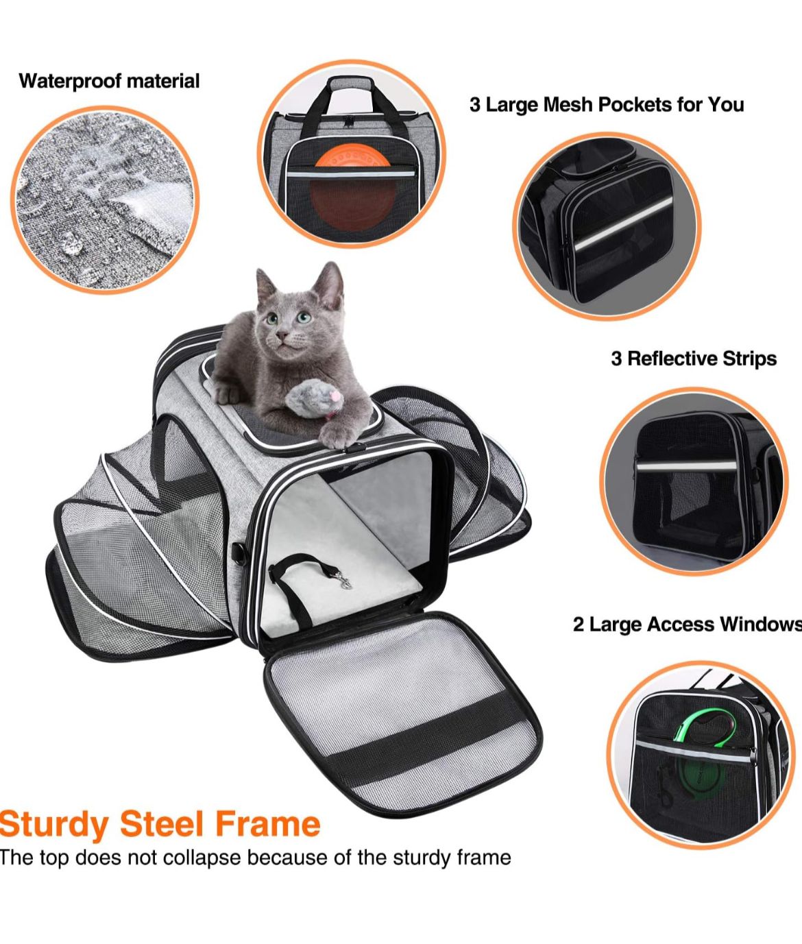 Expandable Pet Backpack