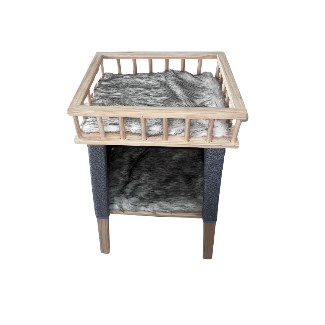 Premium Paws LuxeTower Double Pet Bed