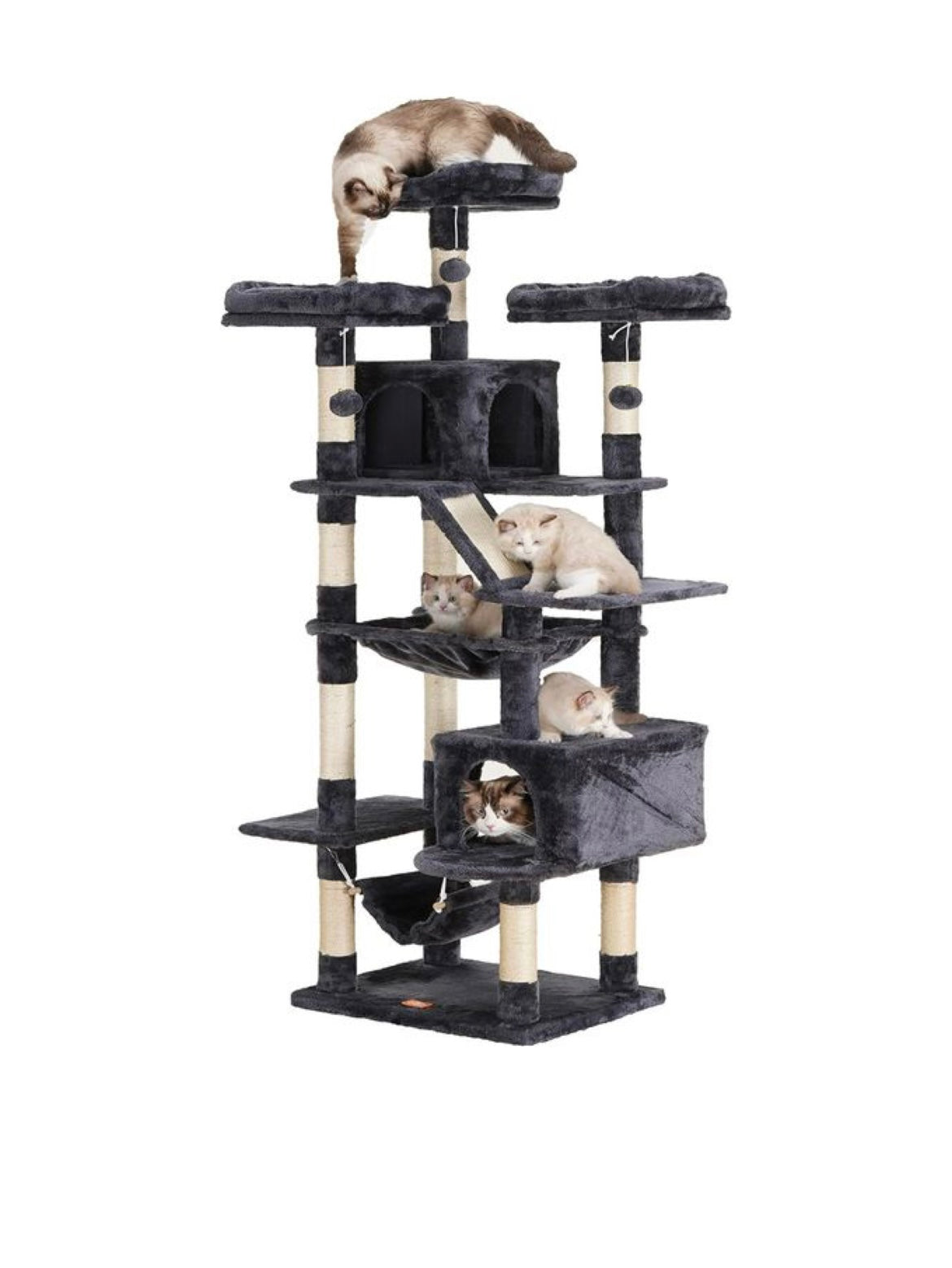 Premium Paws – 188 cm Cat Scratch Post - Cat Tree – Cat Tower