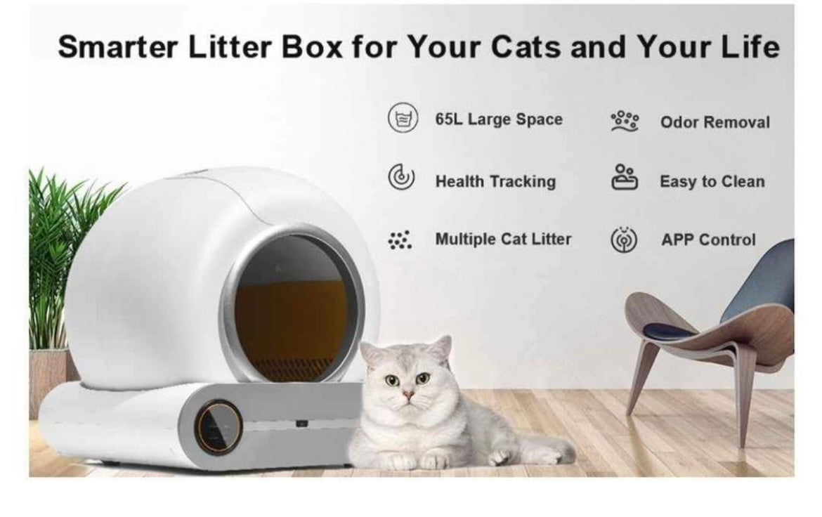 Premium Paws - LitterMate - Automatic Self-Cleaning Litter Box