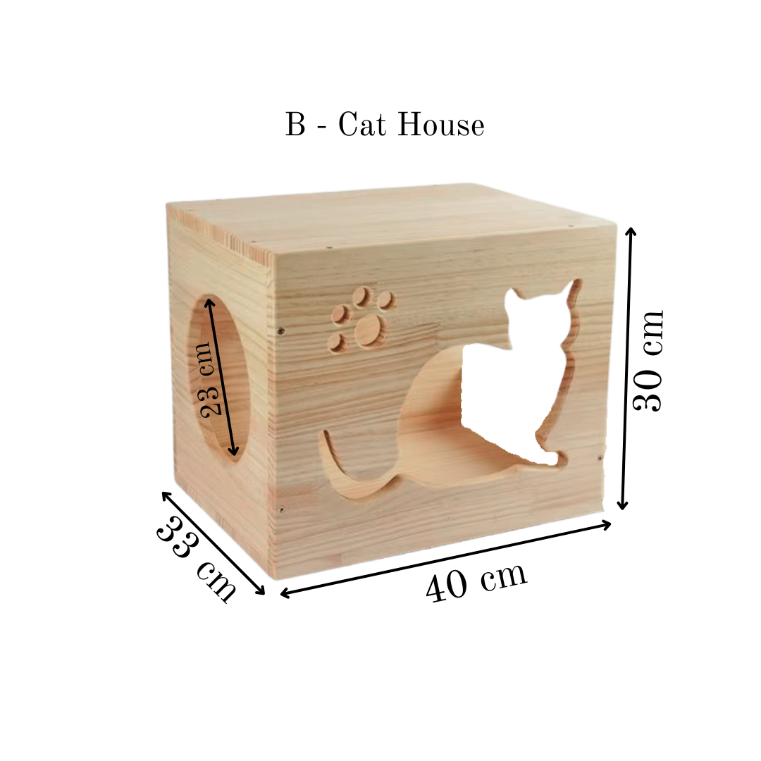 Premium Paws - Wall-Mounted Cat Climbing Furniture Set