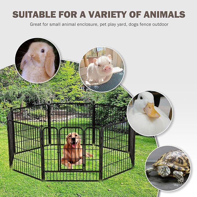 Premium Paws - Heavy-Duty Foldable Pet Playpen