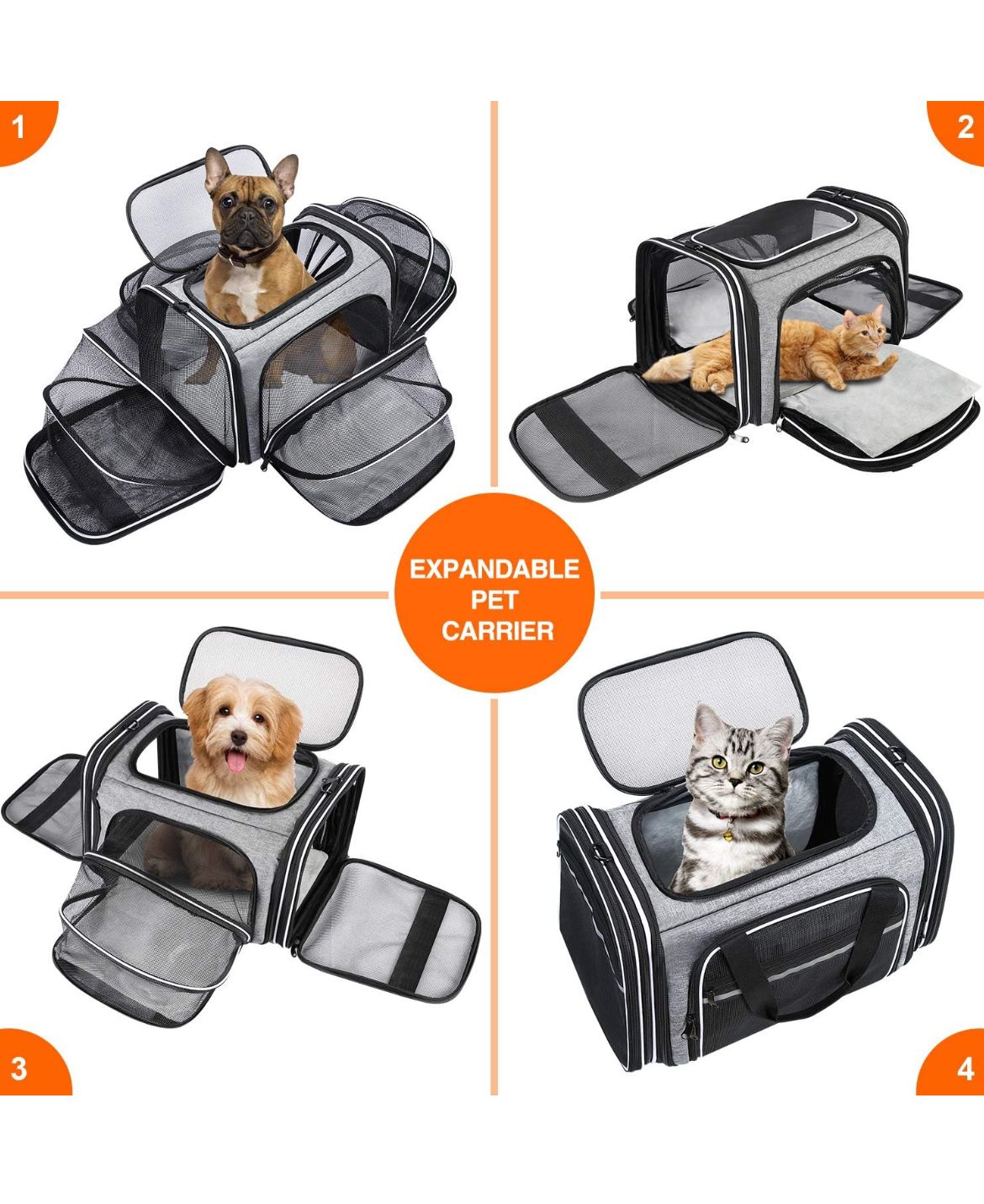 Expandable Pet Backpack