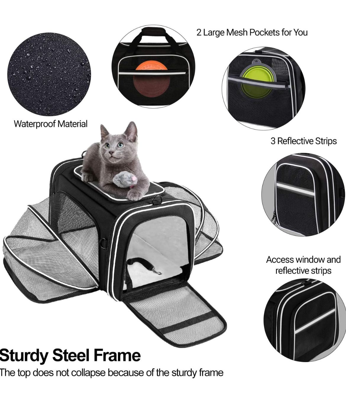 Expandable Pet Backpack