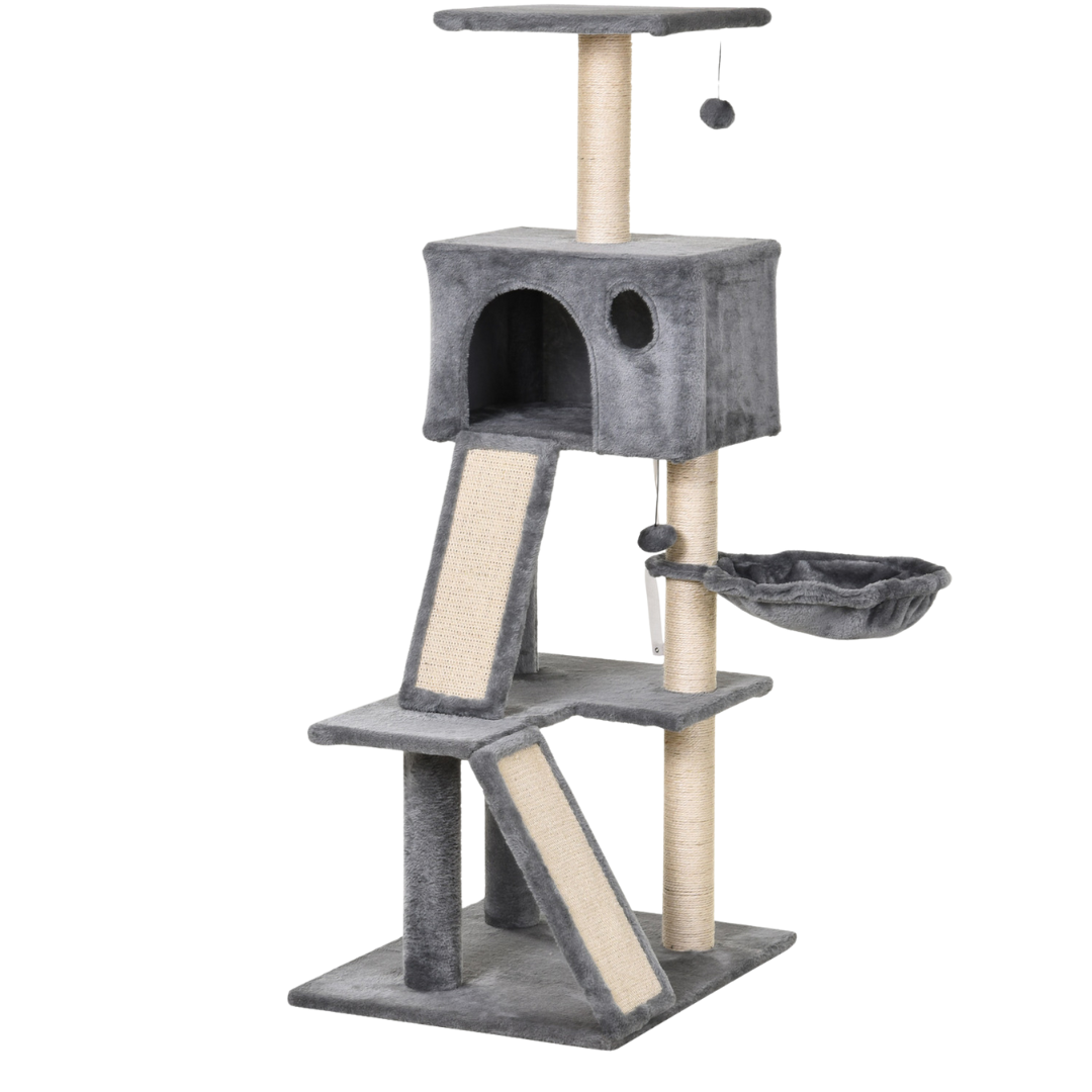 Premium Paws – 130cm Cat Scratch Post - Cat Tree – Cat Tower