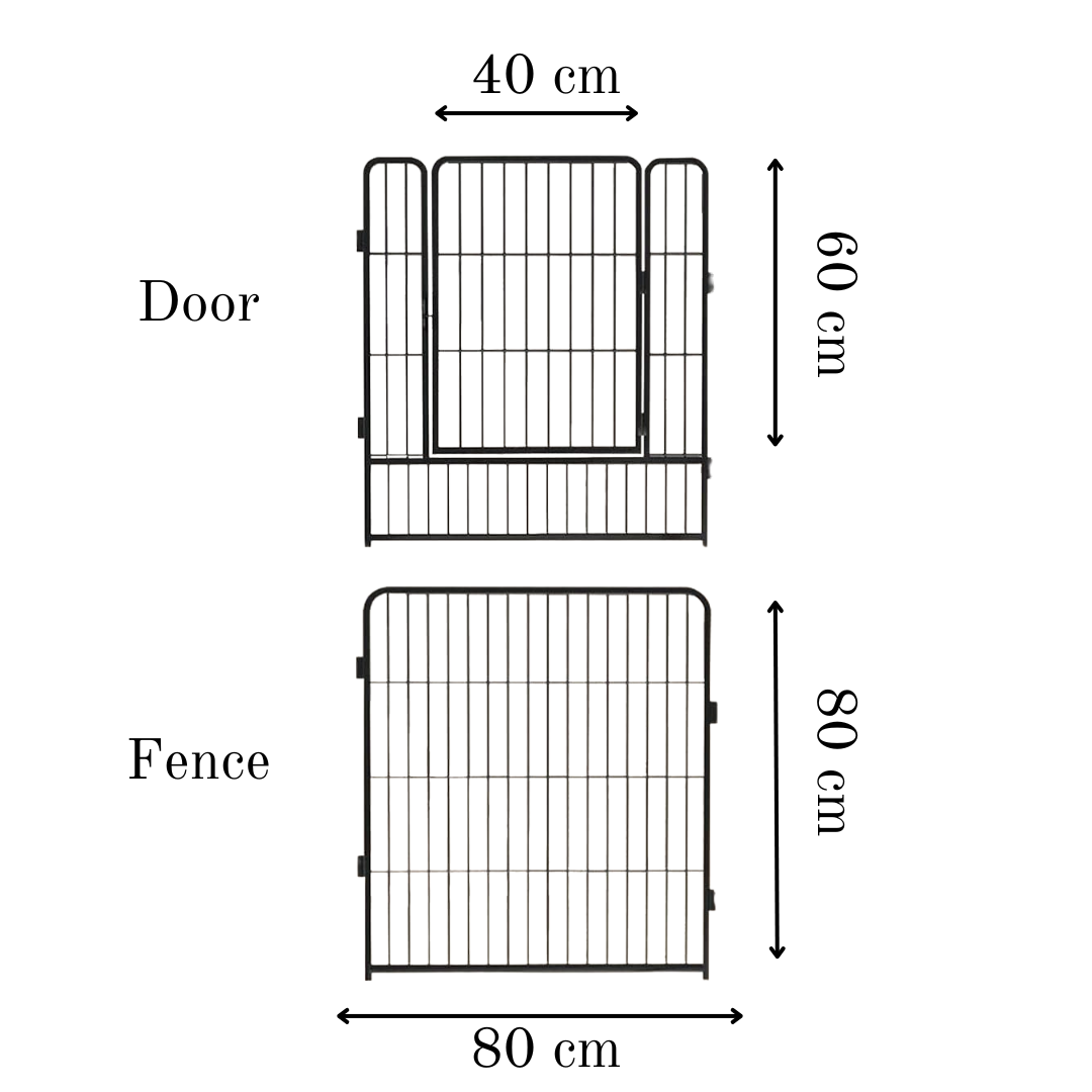 Premium Paws - Heavy-Duty Foldable Pet Playpen