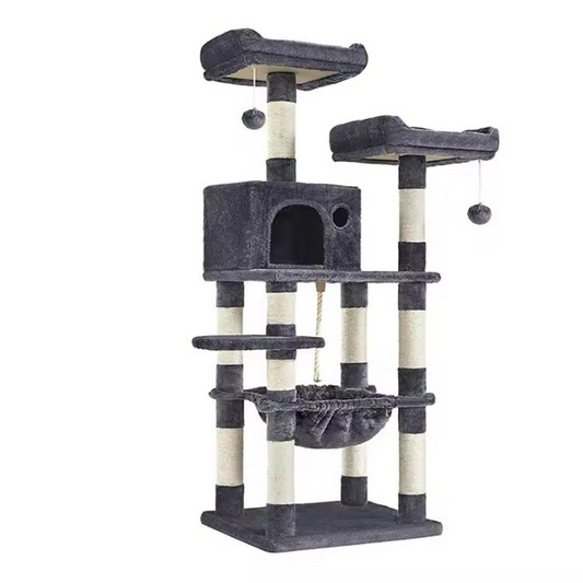 Premium Paws – 143 cm Cat Scratch Post - Cat Tree – Cat Tower