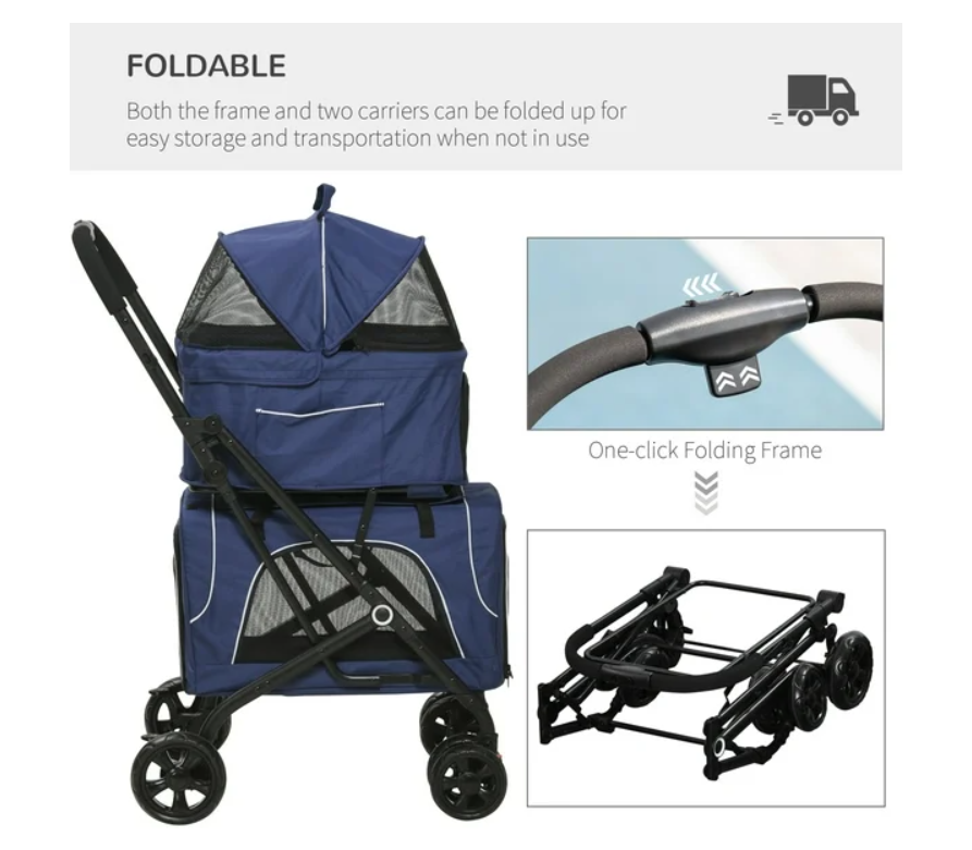 Foldable Pet Pram