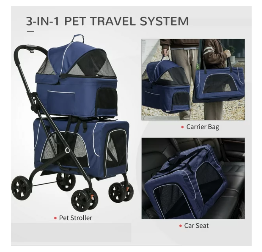 Foldable Pet Pram