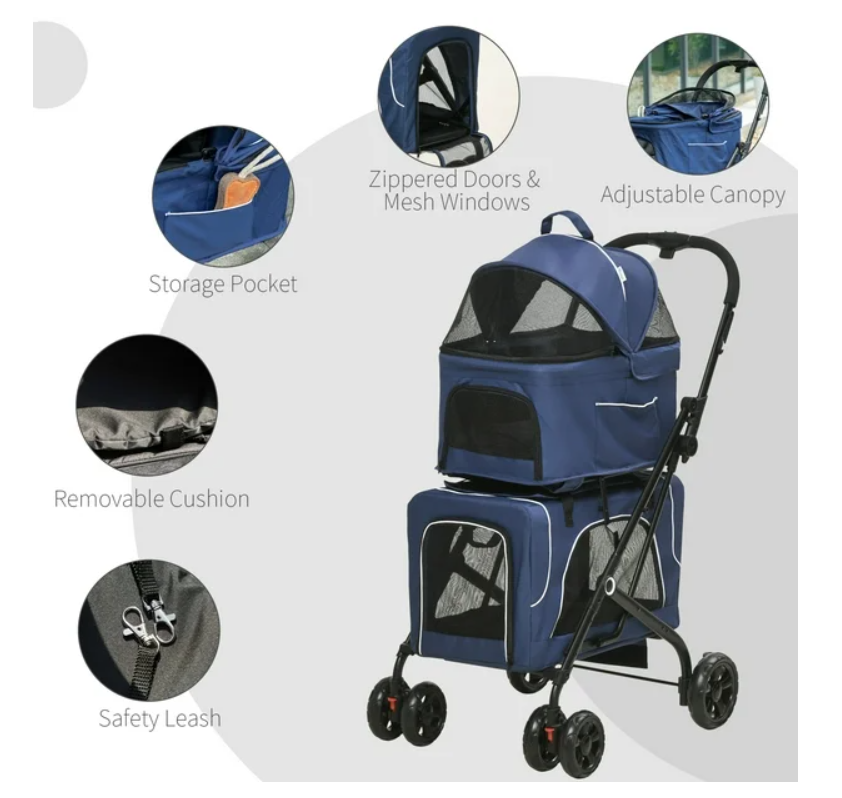 Foldable Pet Pram