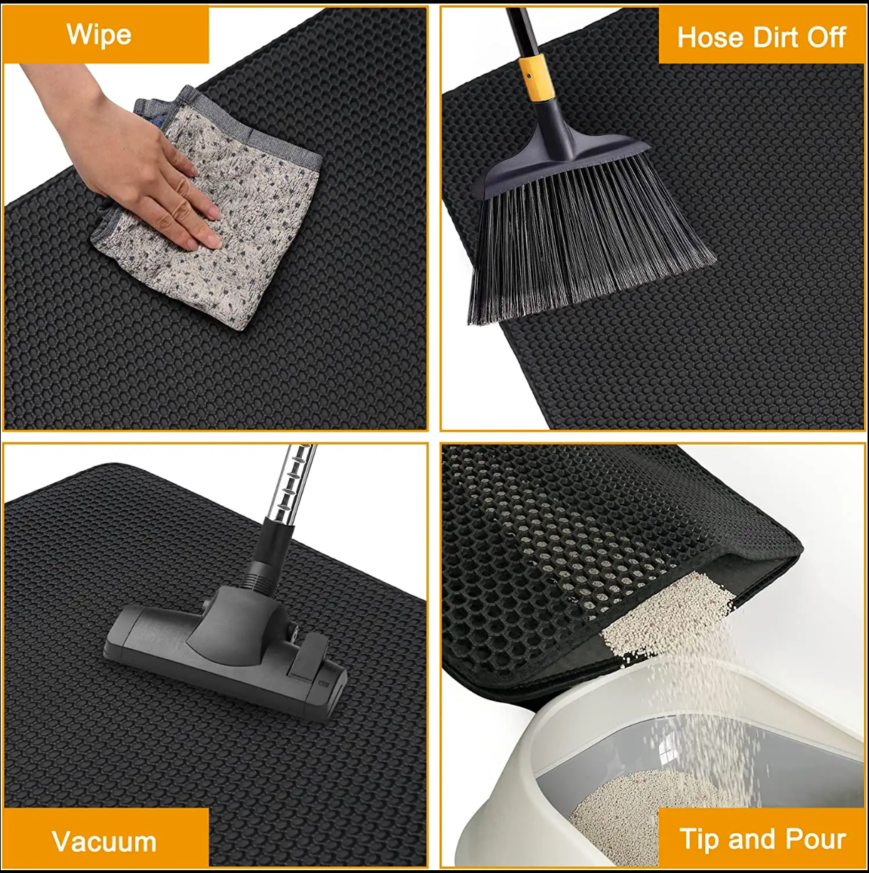 Premium Paws - Honeycomb Cat Litter Mat