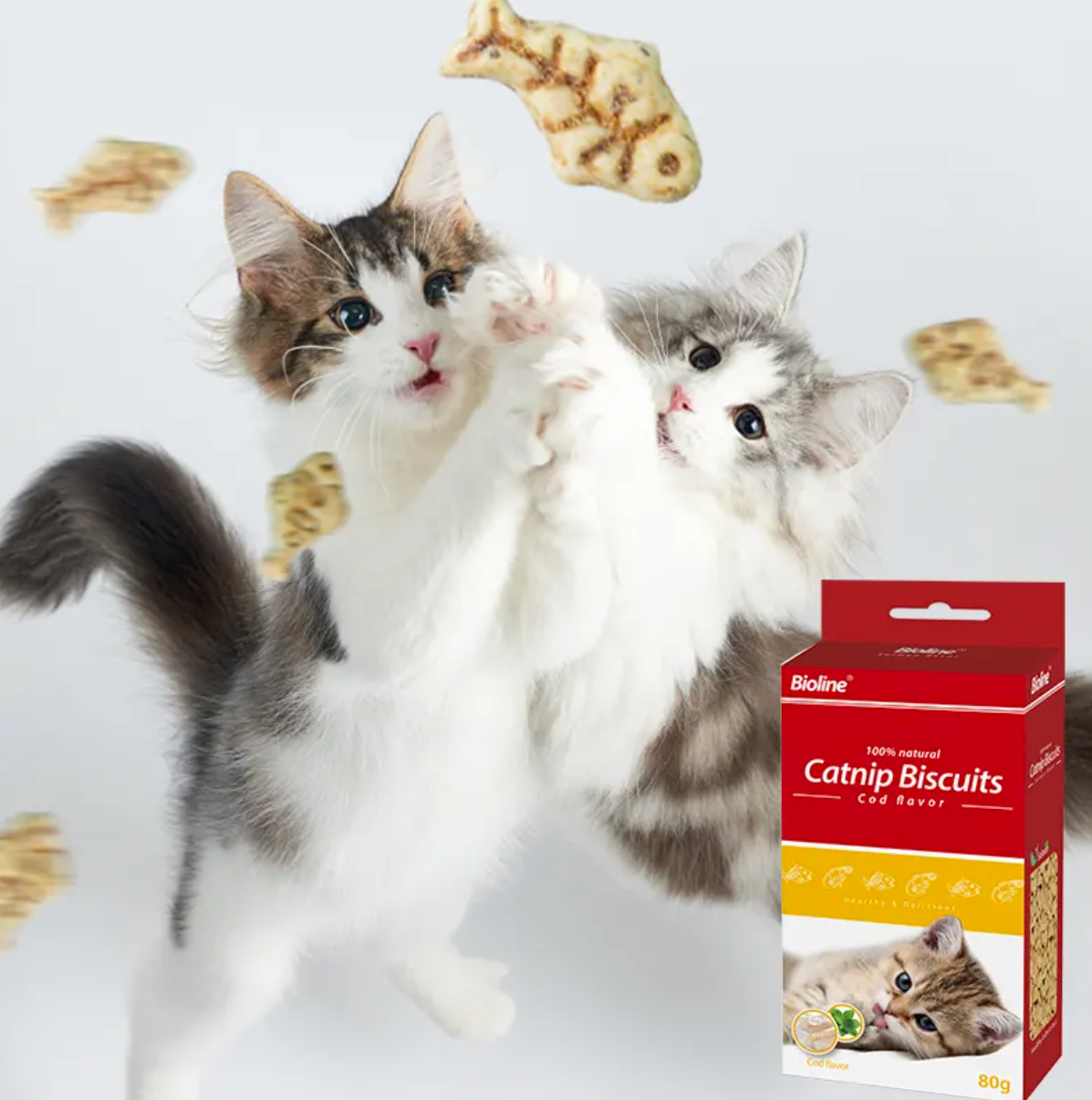 Premium Paws - Bioline Catnip Biscuits Treats