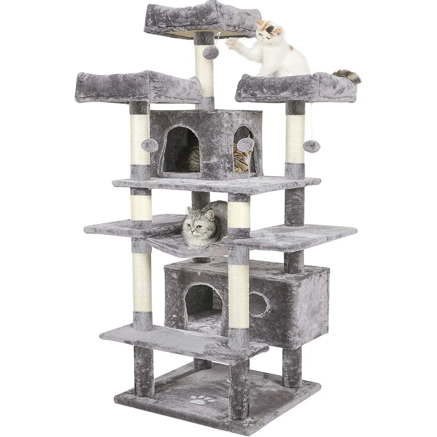 Premium Paws - 185 cm Cat Scratch Post - Cat Tree - Cat Tower