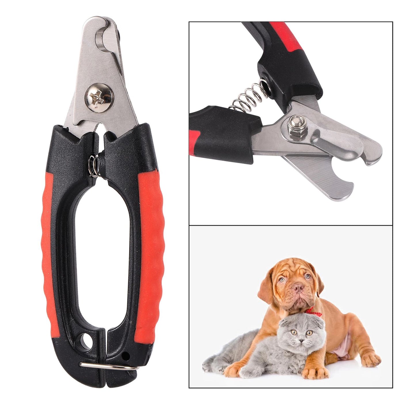 Premium Paws - Stainless Steel Nail Clippers for Cats & Small Pets