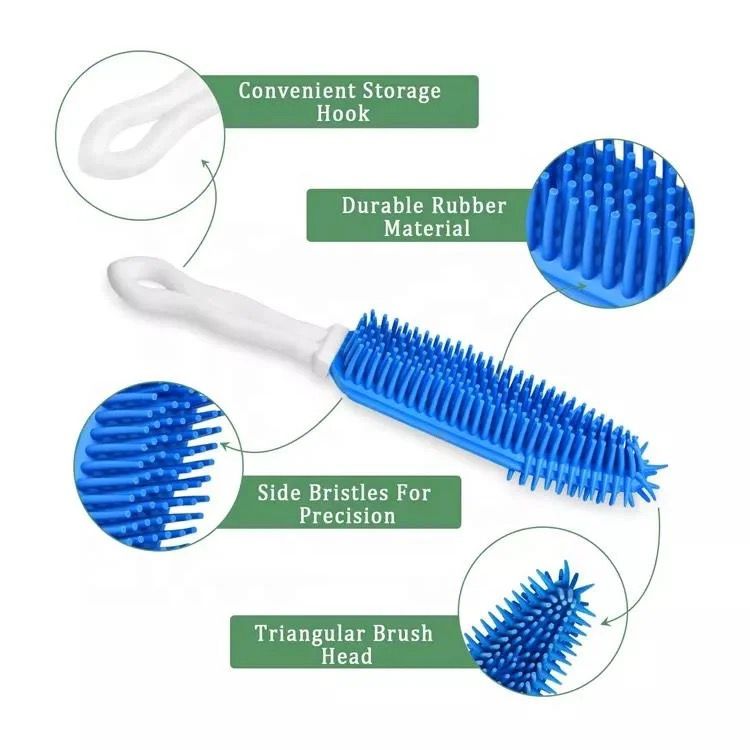 Pet Hair Cleaner Brush - Pet Hair Lint Removal Silicon Brush