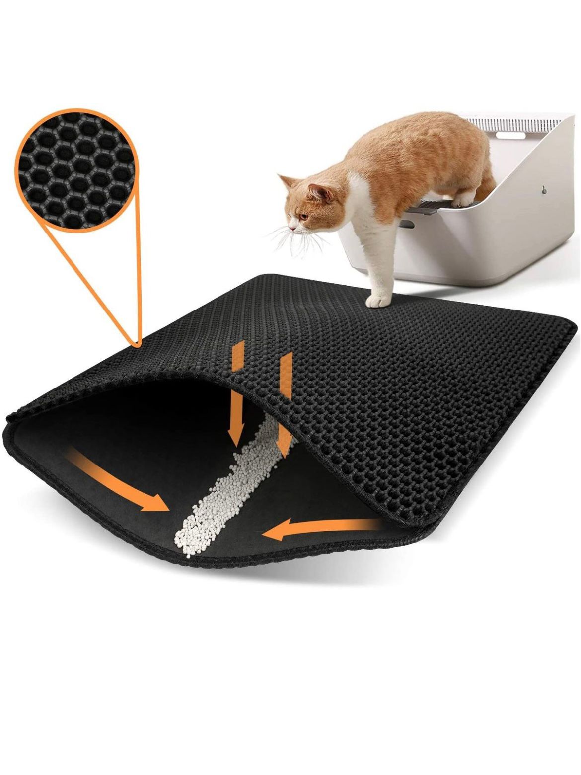 Litter mat best sale