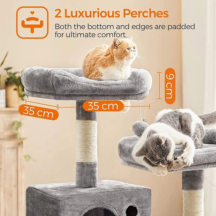 Premium Paws – 143 cm Cat Scratch Post - Cat Tree – Cat Tower