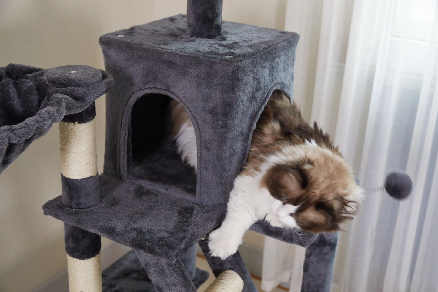 Premium Paws – 160 cm Cat Scratch Post - Cat Tree - Cat Tower