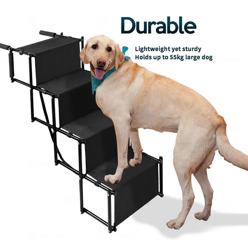 Premium Paws - Foldable Large Anti-Slip Pet Stairs - Large Dogs