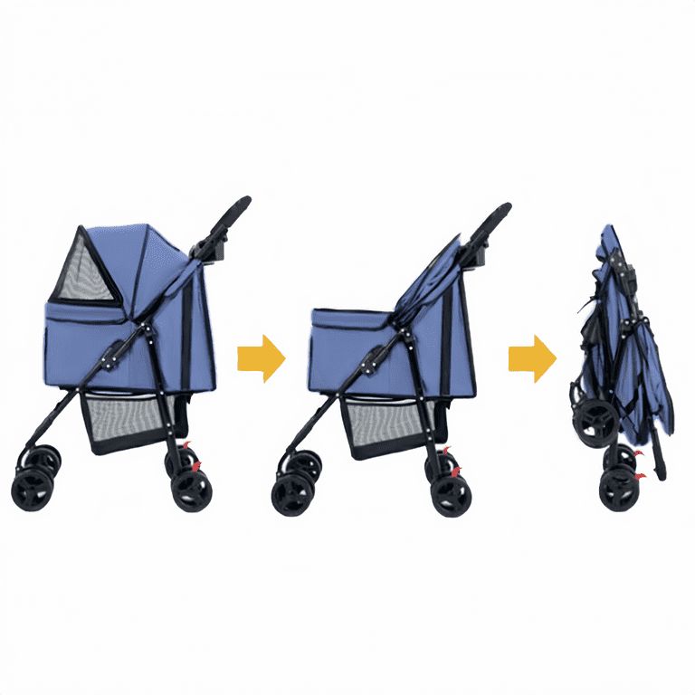 Premium Paws - Foldable Pet Stroller