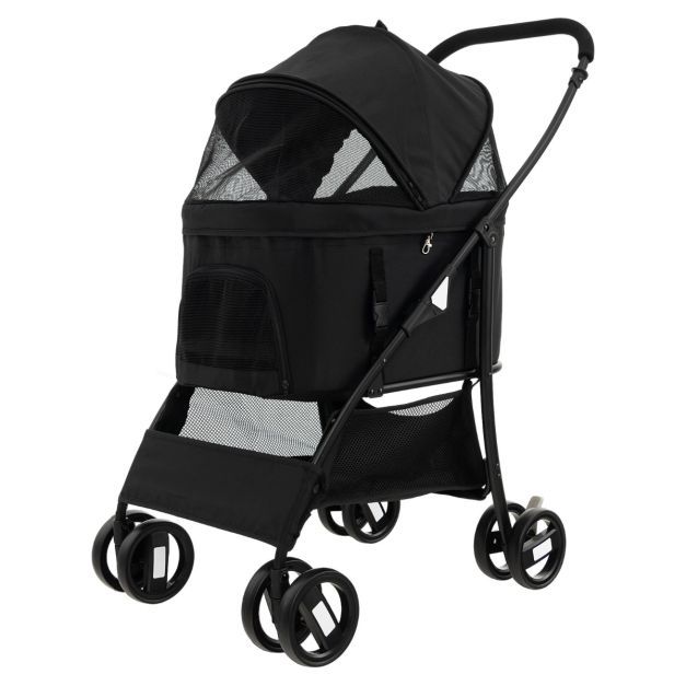 Premium Paws – Detachable Pet Stroller - Pet Pram – Multifunctional Pet Cart