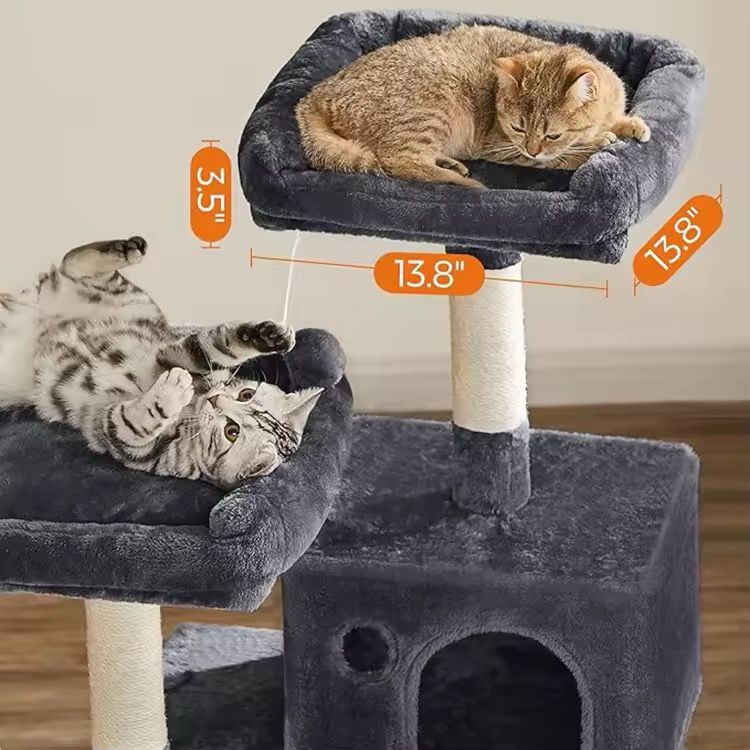 Premium Paws – 143 cm Cat Scratch Post - Cat Tree – Cat Tower