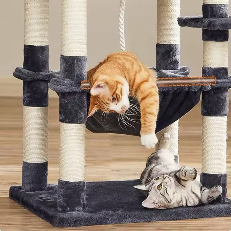 Premium Paws – 143 cm Cat Scratch Post - Cat Tree – Cat Tower