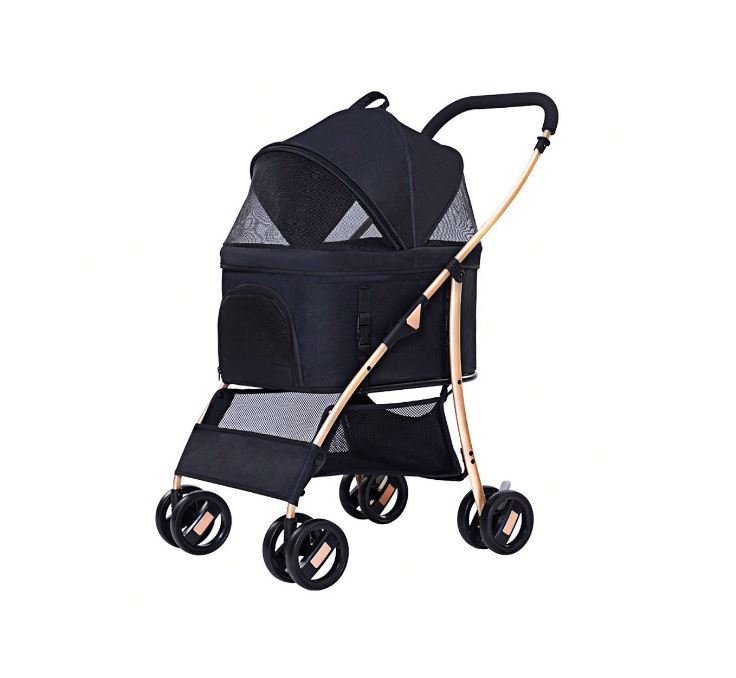 Premium Paws – Detachable Pet Stroller - Pet Pram – Multifunctional Pet Cart