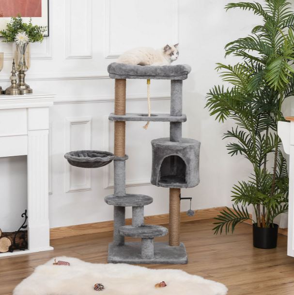 Premium Paws - Cat Scratch Post - Cat Tree - Cat Tower –120cm