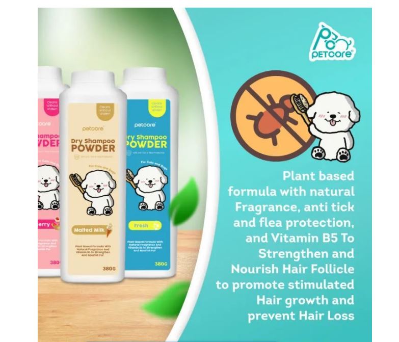 Premium Paws - Pawsitively Dry Shampoo Powder - No-Rinse